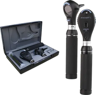 Riester 3746-550: ri-scope® diagnostic set, otoscope and ophthalmoscope, LED 3.5V, C handle