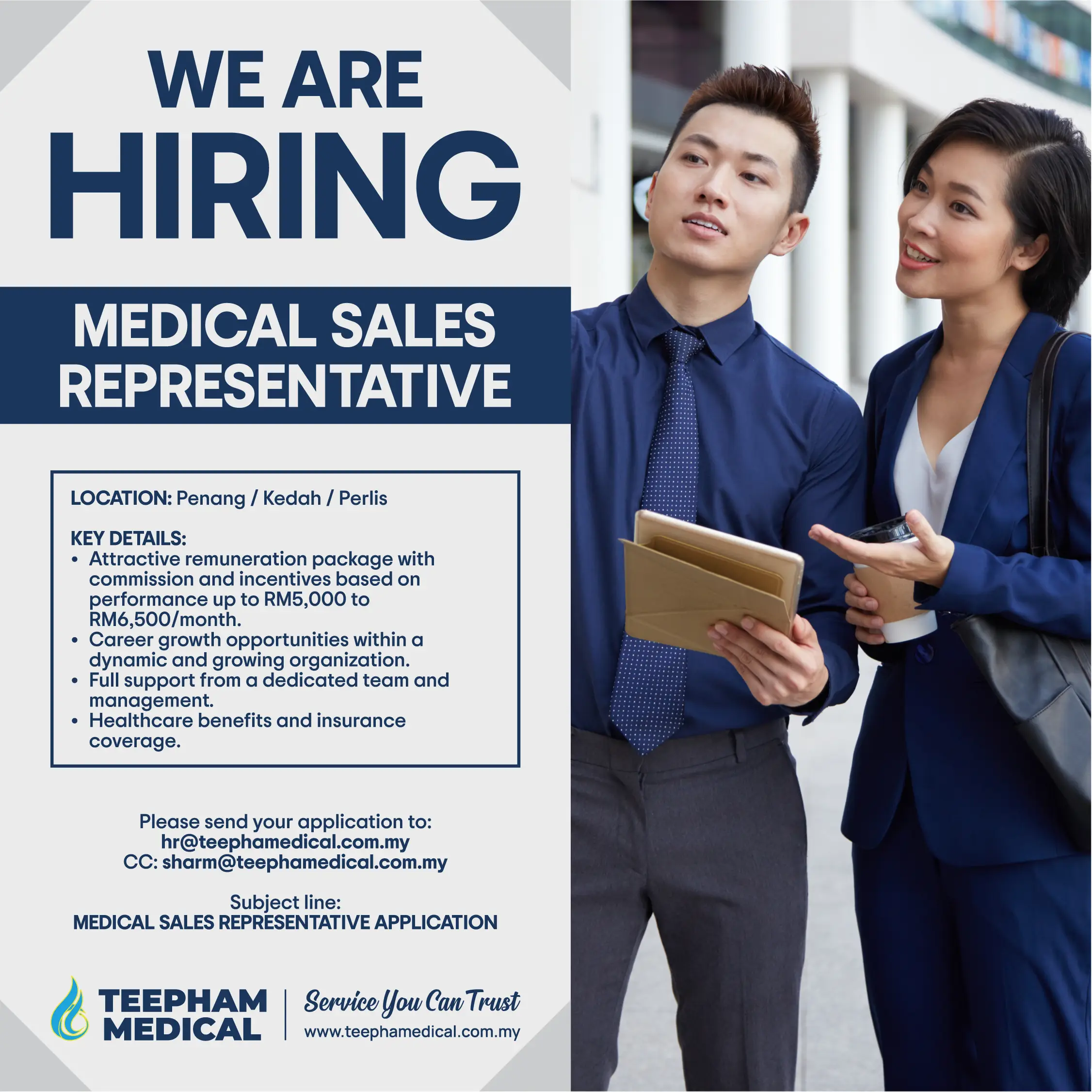 📢 MEDICAL REPRESENTATIVE FOR GP SECTOR IN KEDAH 📢
