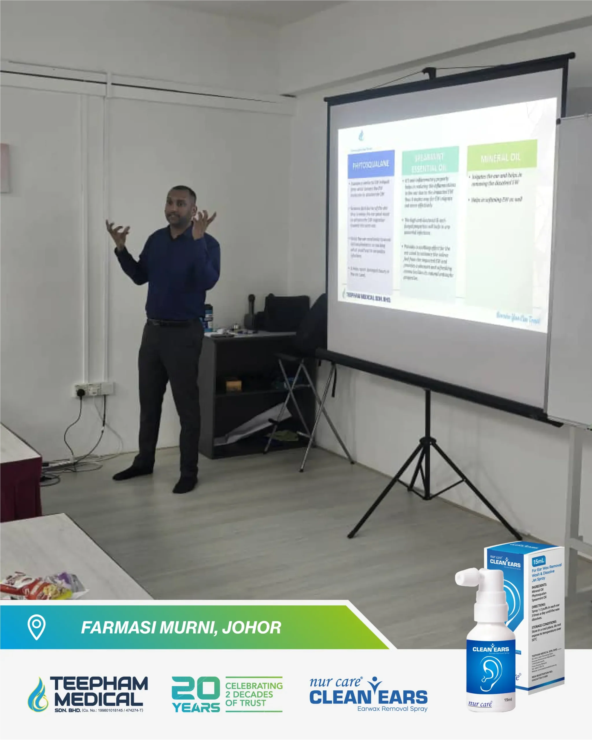 EMPOWERING PHARMACY PARTNERS: NUR CARE CLEAN EARS TRAINING AT FARMASI MURNI