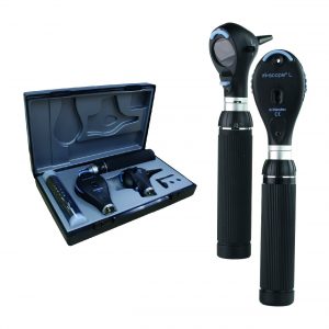 RIESTER – RI-SCOPE® L F.O. OTOSCOPE/ OPHTHALMOSCOPE L2, XL 2,5 V FOR 2 ALKALINE BATTERIES C TYPE OR RI-ACCU® (3751)