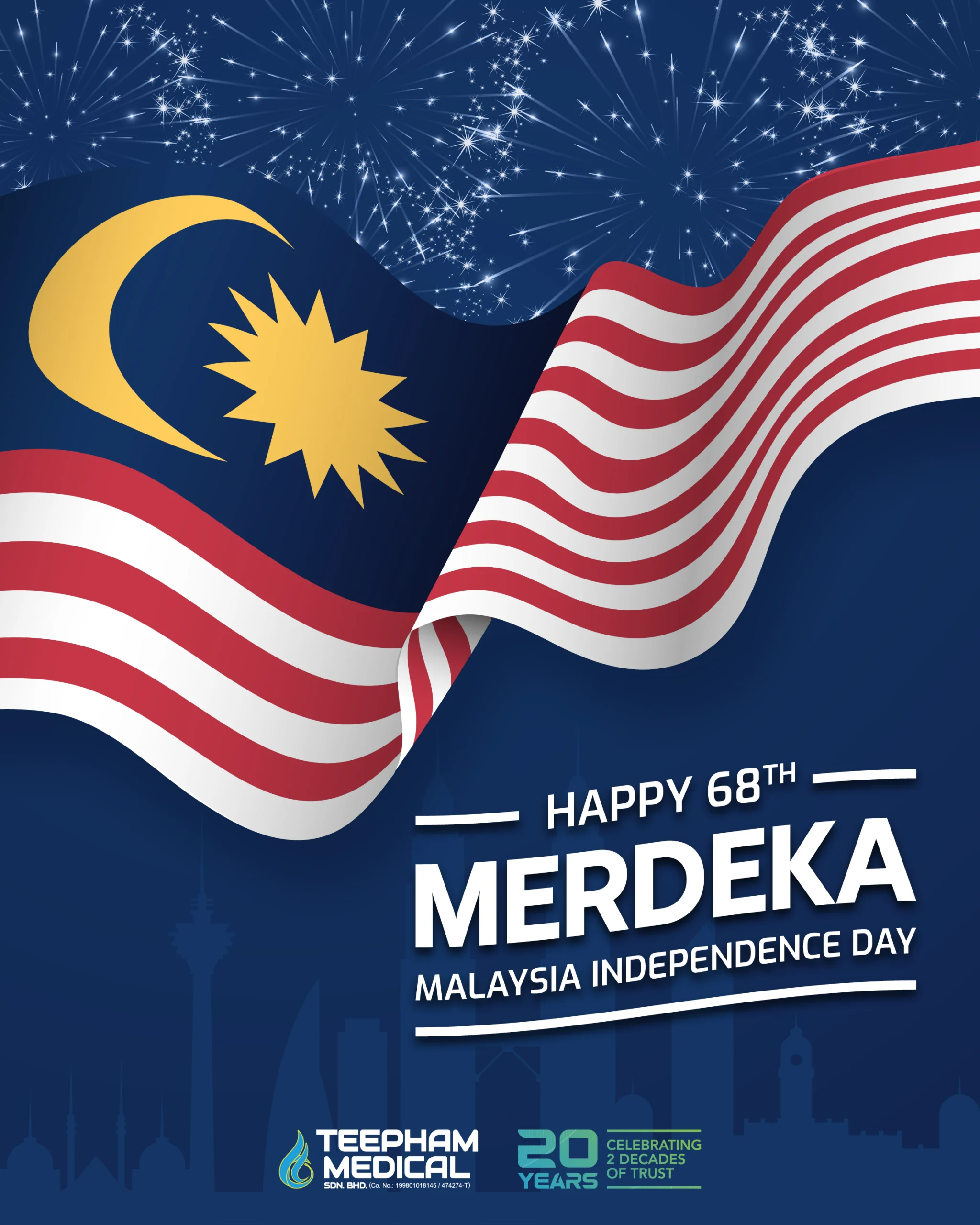 SELAMAT HARI KEMERDEKAAN KE-68, MALAYSIA!